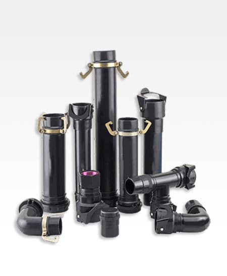Sprinkler irrigation system used across an agricultural field